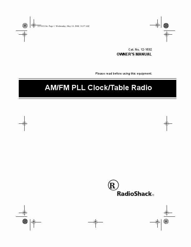 Radio Shack Clock Radio 12-1632-page_pdf